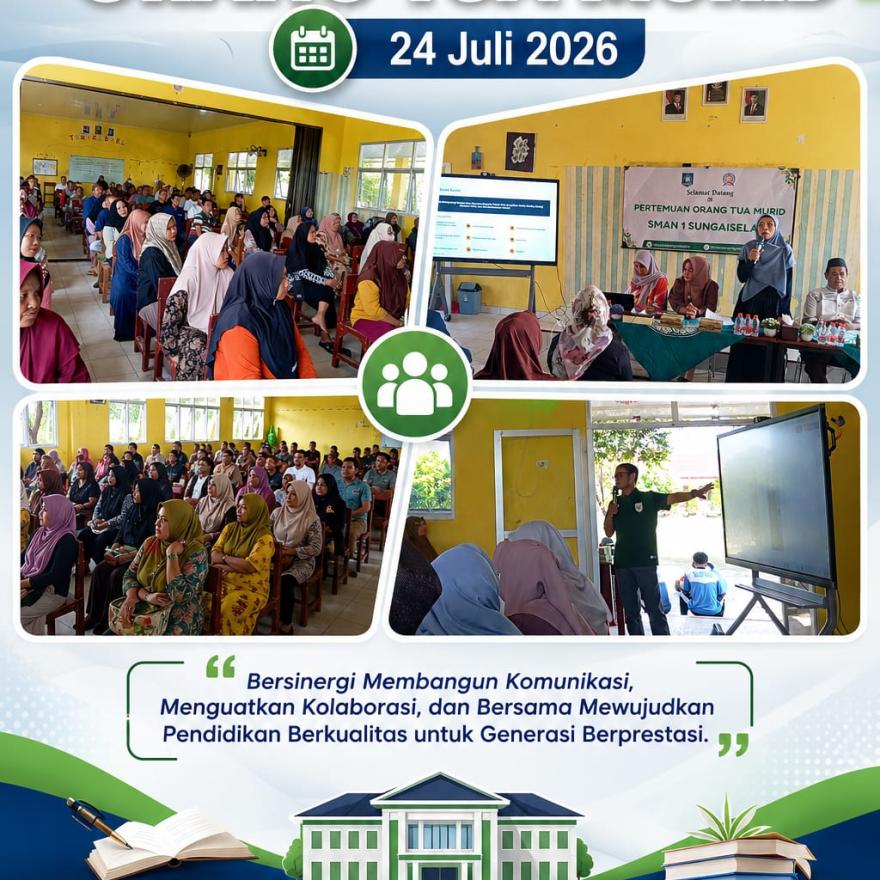 Pertemuan Orang Tua Murid SMAN 1 SUNGAISELAN